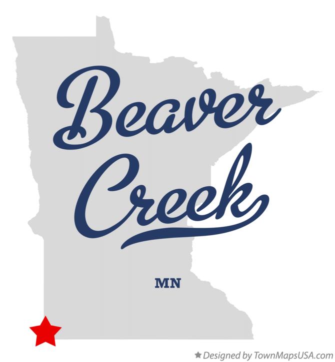 Map of Beaver Creek Minnesota MN