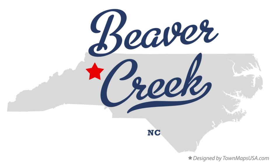 Map of Beaver Creek North Carolina NC