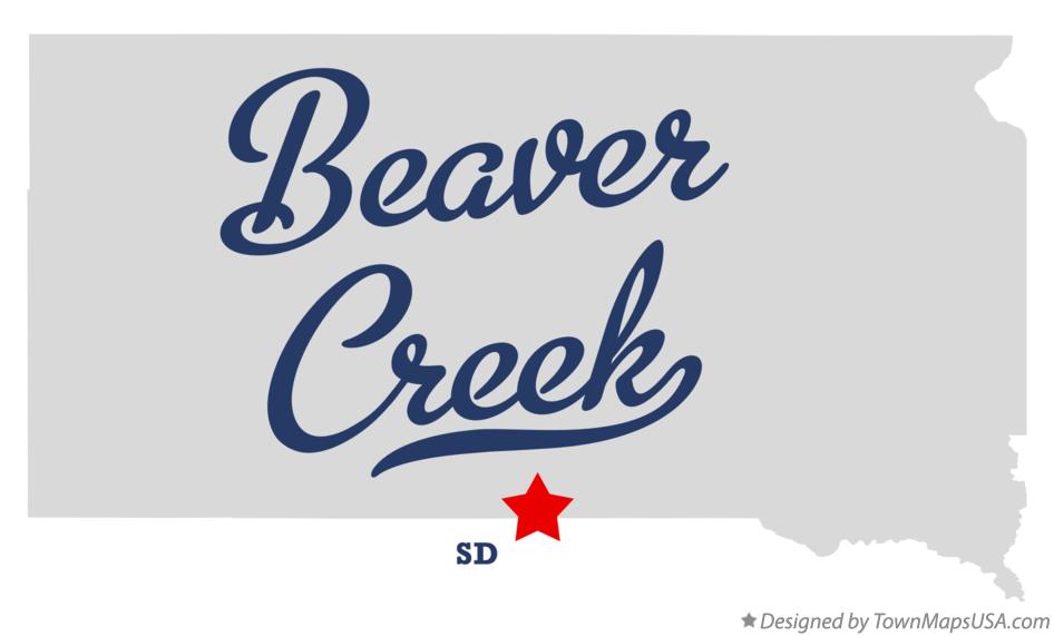 Map of Beaver Creek South Dakota SD