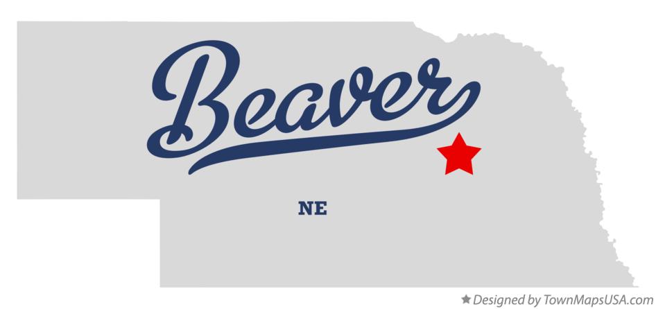 Map of Beaver Nebraska NE