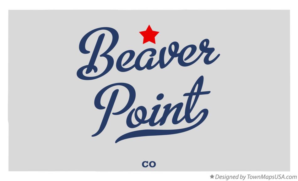 Map of Beaver Point Colorado CO