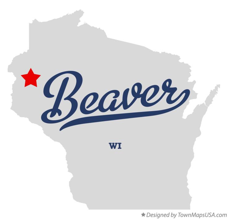 Map of Beaver Wisconsin WI
