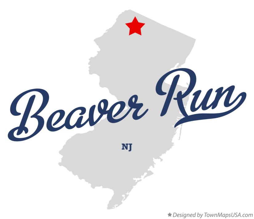 Map of Beaver Run New Jersey NJ