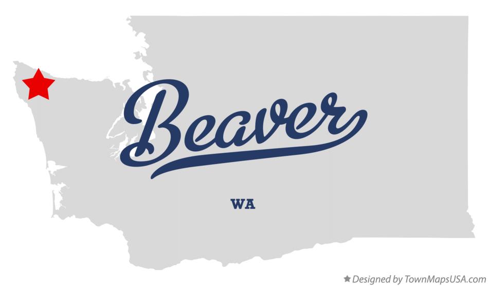 Map of Beaver Washington WA