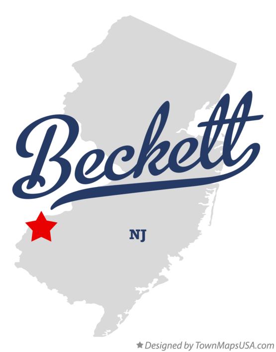Map of Beckett New Jersey NJ