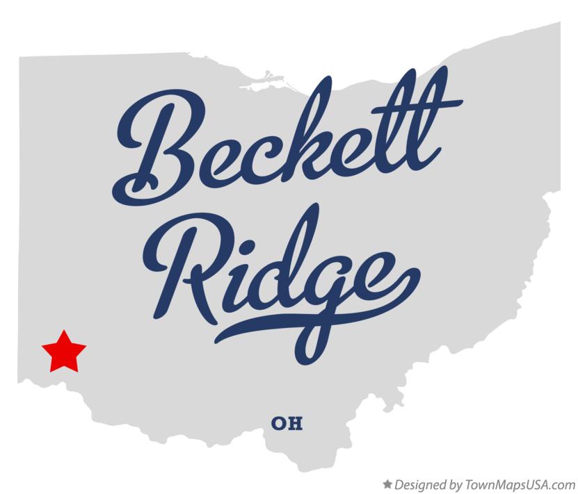 Map of Beckett Ridge Ohio OH