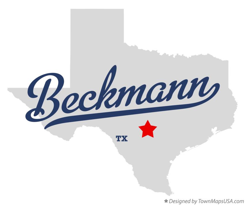 Map of Beckmann Texas TX