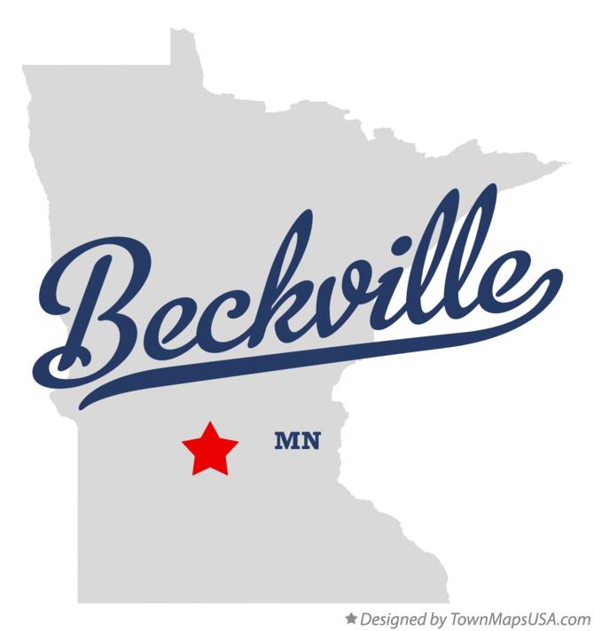 Map of Beckville Minnesota MN