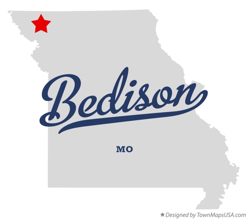 Map of Bedison Missouri MO