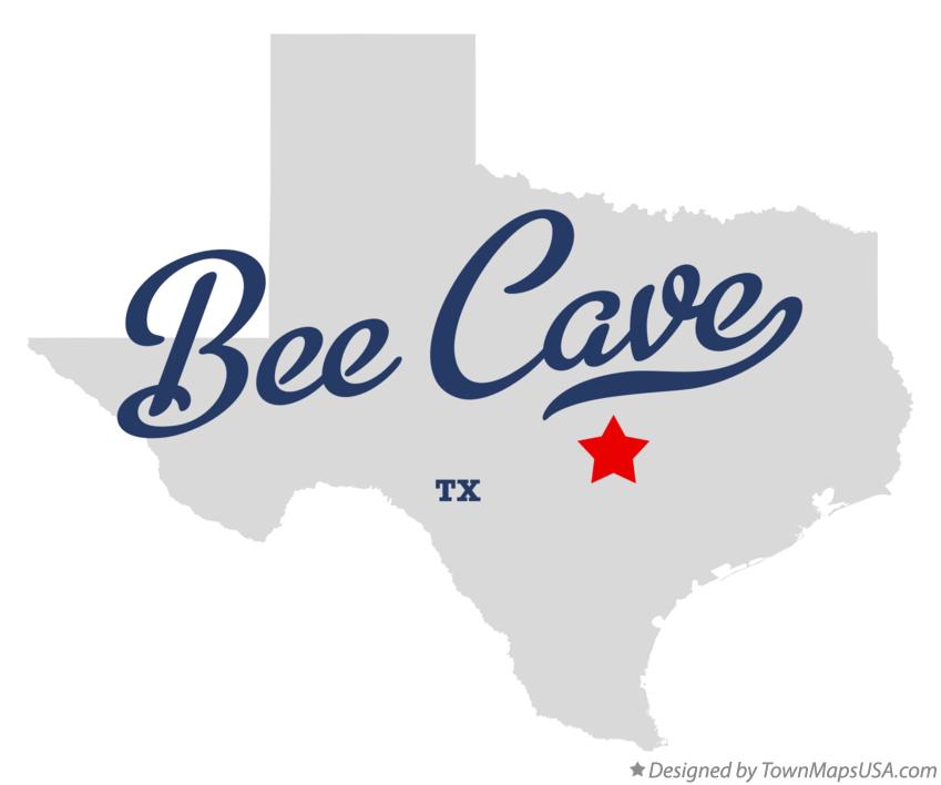 Map of Bee Cave Texas TX