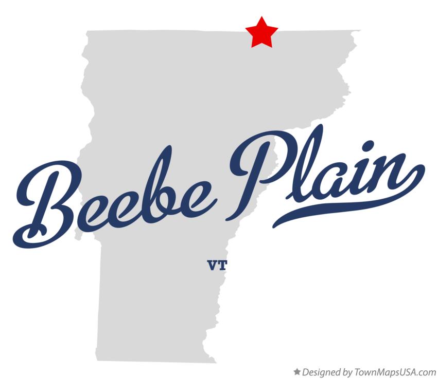 Map of Beebe Plain Vermont VT