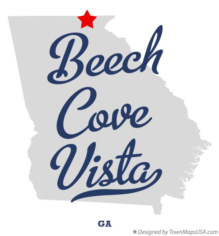 Map of Beech Cove Vista Georgia GA