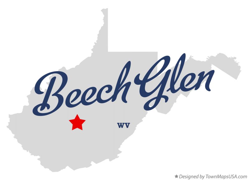 Map of Beech Glen West Virginia WV