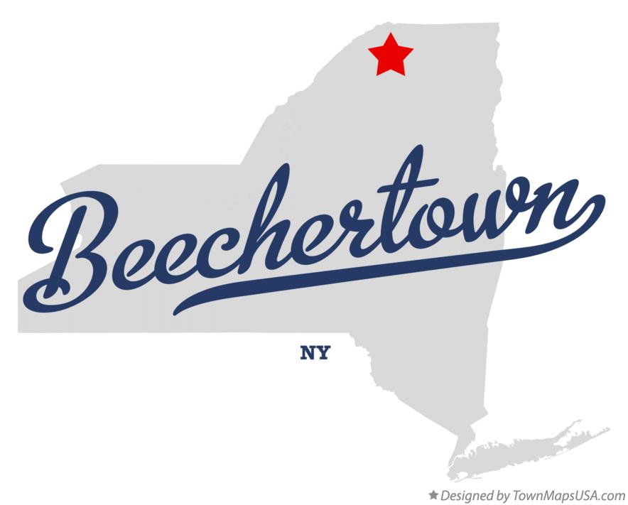 Map of Beechertown New York NY