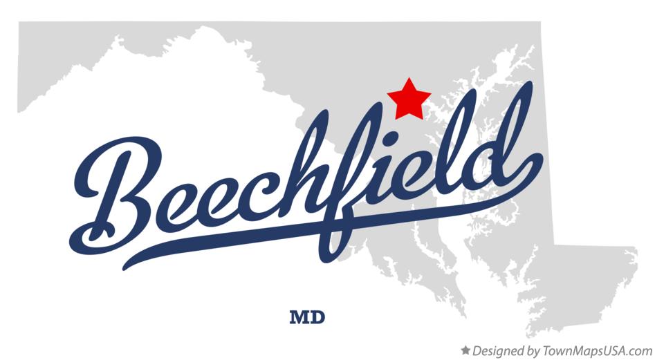 Map of Beechfield Maryland MD