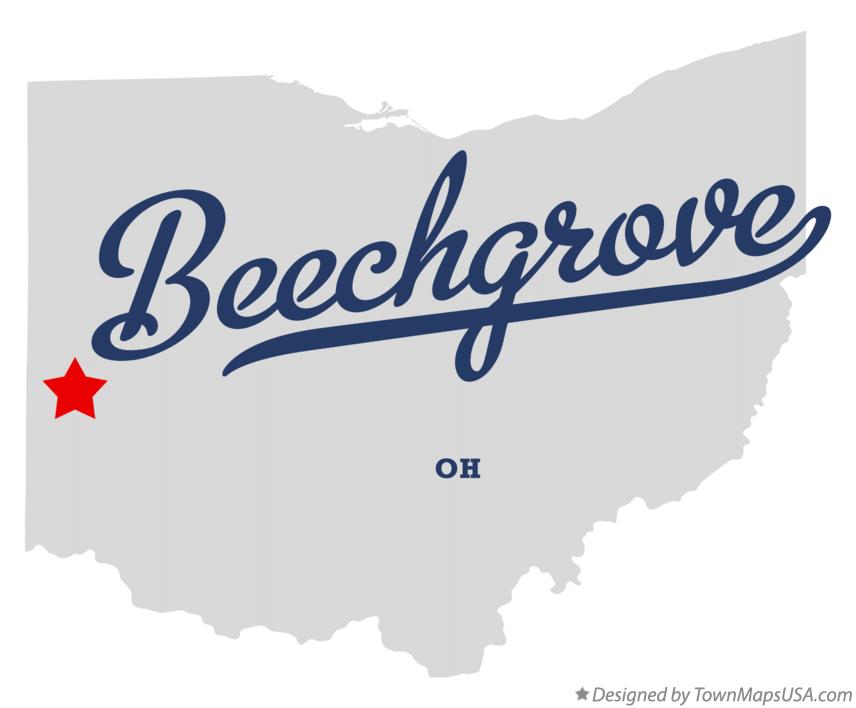 Map of Beechgrove Ohio OH