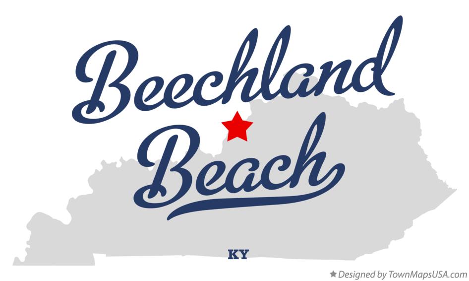 Map of Beechland Beach Kentucky KY