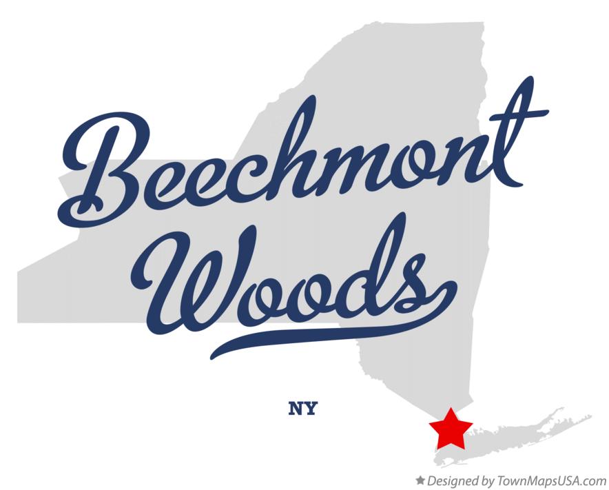 Map of Beechmont Woods New York NY