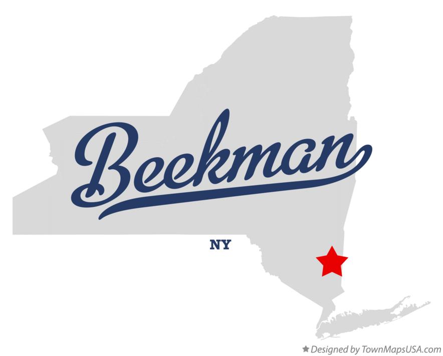 Map of Beekman New York NY