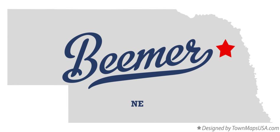 Map of Beemer Nebraska NE