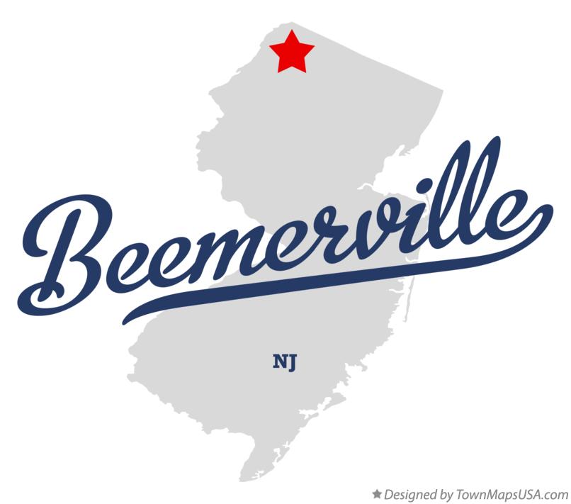 Map of Beemerville New Jersey NJ