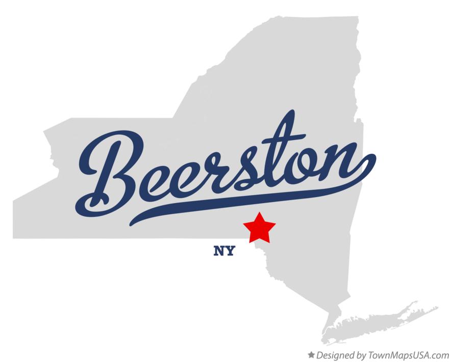 Map of Beerston New York NY