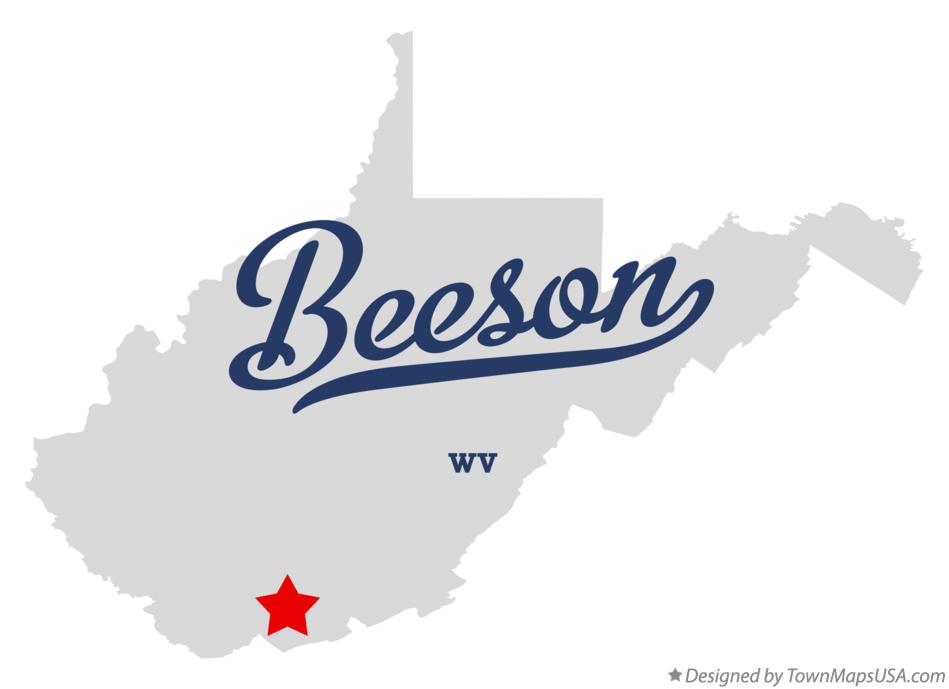Map of Beeson West Virginia WV