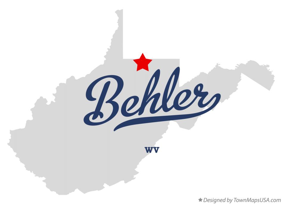 Map of Behler West Virginia WV