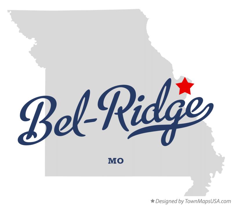 Map of Bel-Ridge Missouri MO