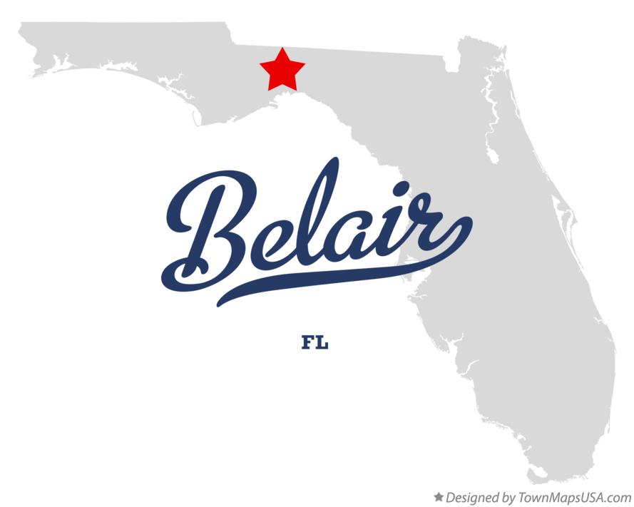 Map of Belair Florida FL