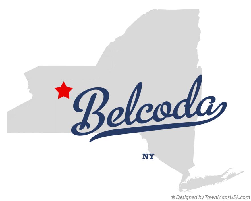 Map of Belcoda New York NY