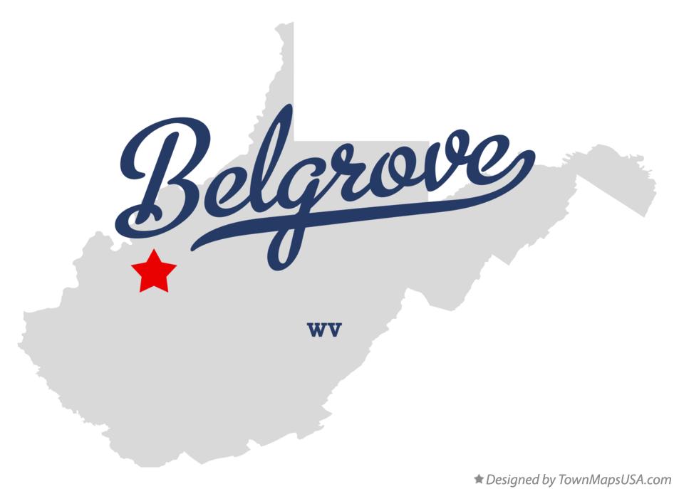 Map of Belgrove West Virginia WV