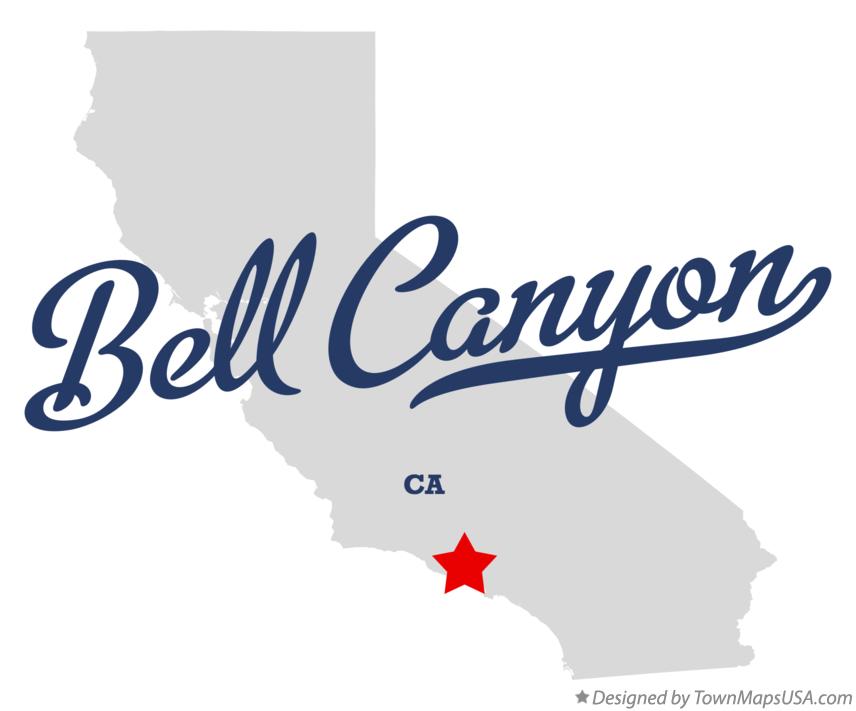 Map of Bell Canyon California CA
