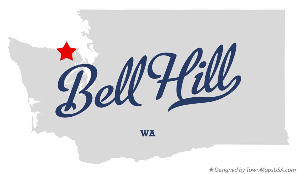 Map of Bell Hill Washington WA