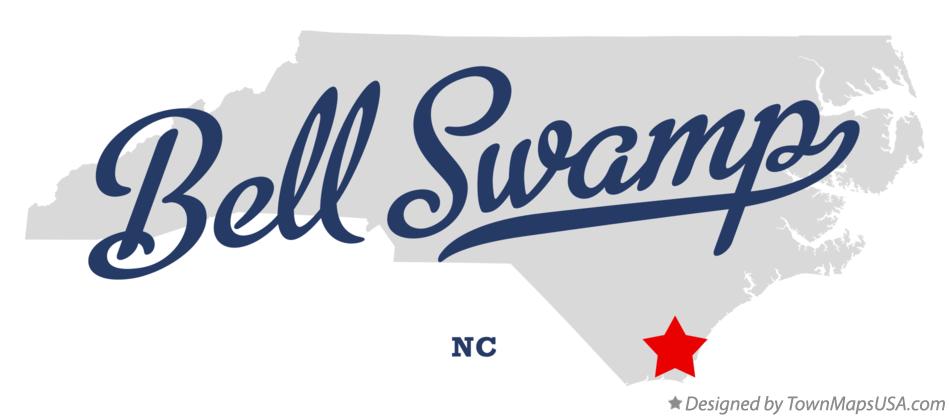 Map of Bell Swamp North Carolina NC