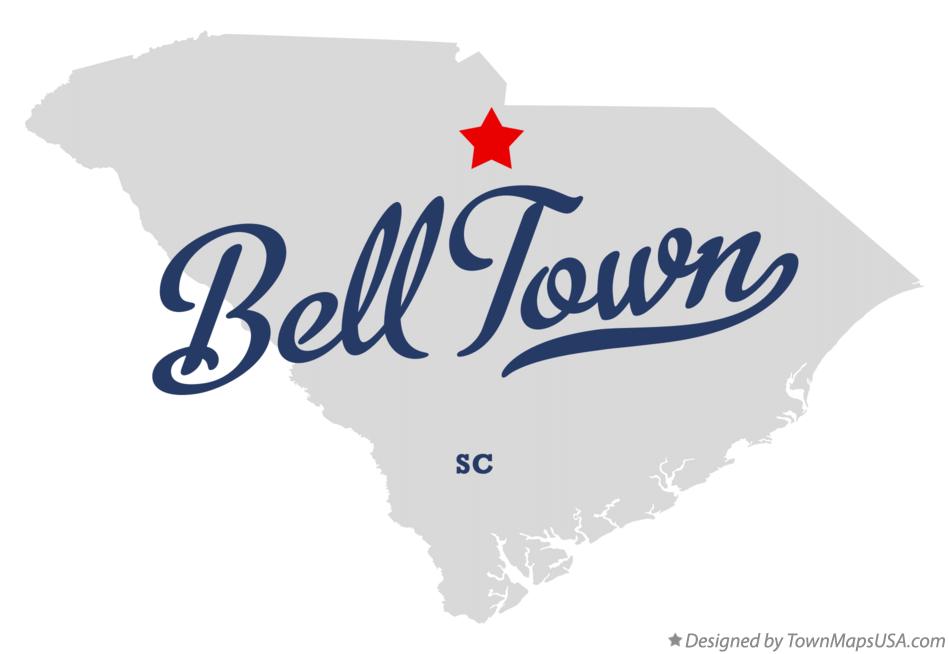 Map of Bell Town South Carolina SC