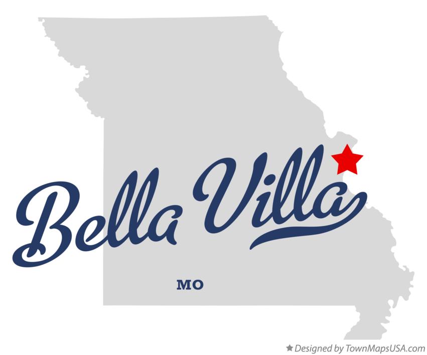 Map of Bella Villa Missouri MO