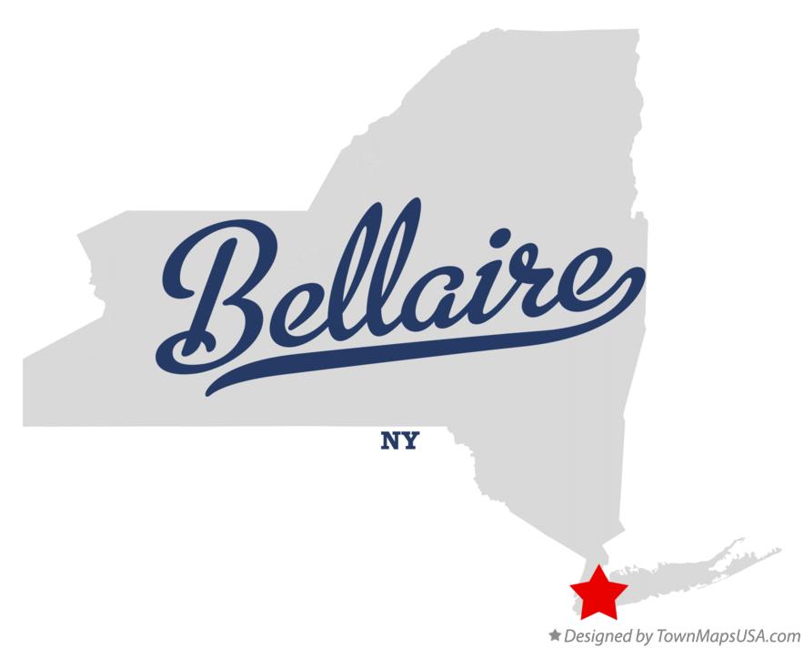 Map of Bellaire New York NY