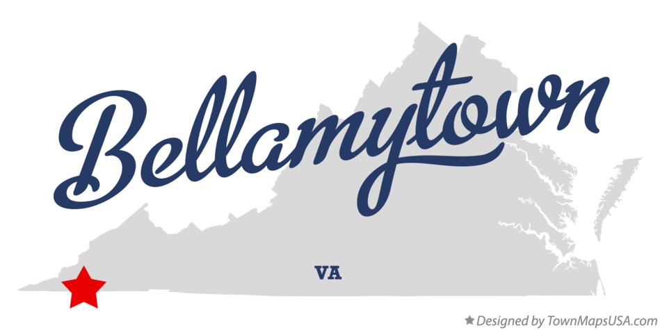 Map of Bellamytown Virginia VA
