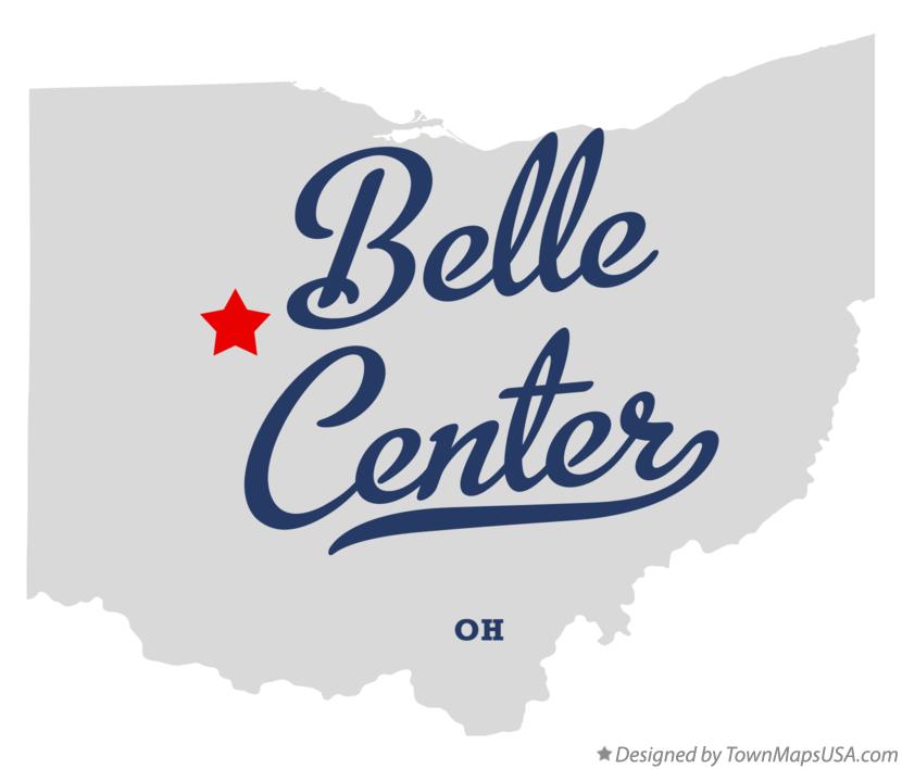 Map of Belle Center Ohio OH