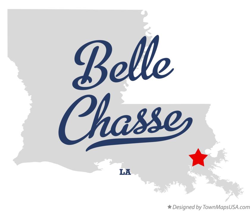 Map of Belle Chasse Louisiana LA