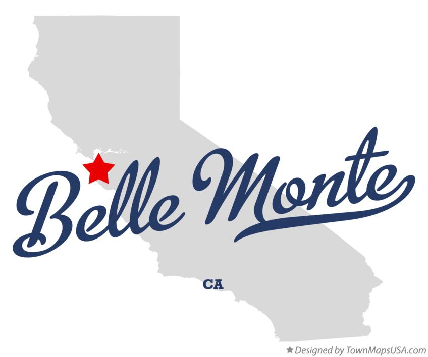 Map of Belle Monte California CA