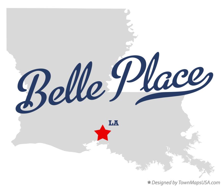 Map of Belle Place Louisiana LA