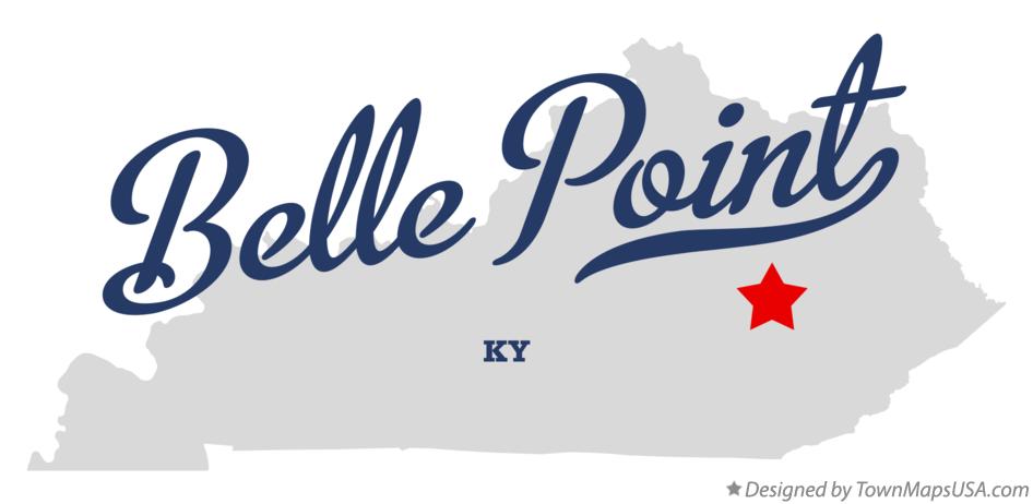 Map of Belle Point Kentucky KY
