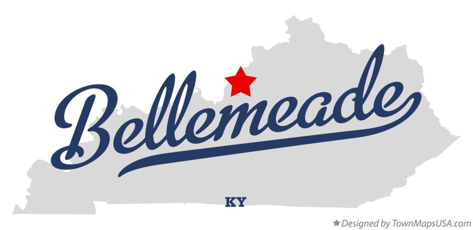 Map of Bellemeade Kentucky KY