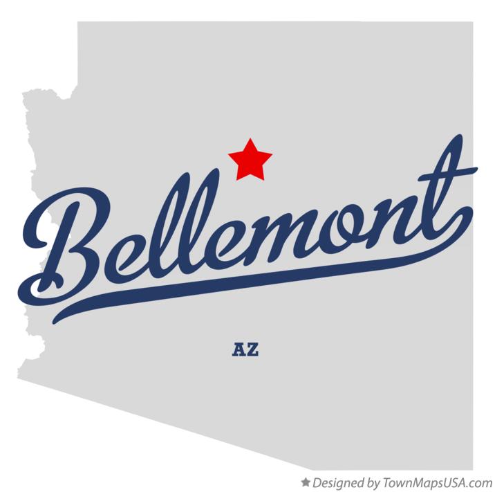 Map of Bellemont Arizona AZ