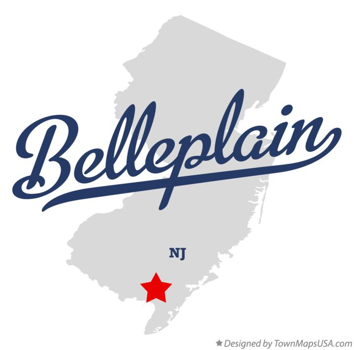 Map of Belleplain New Jersey NJ