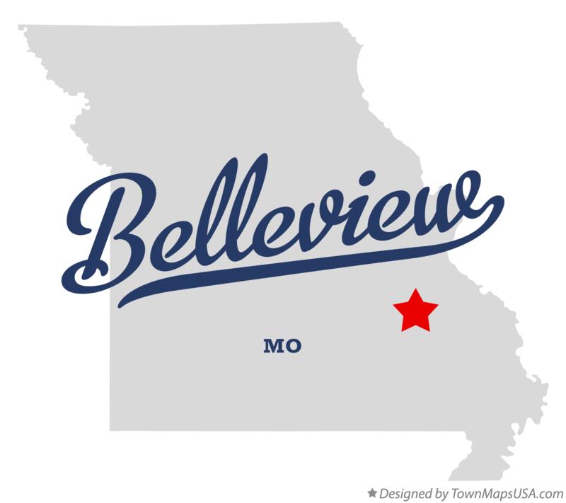 Map of Belleview Missouri MO
