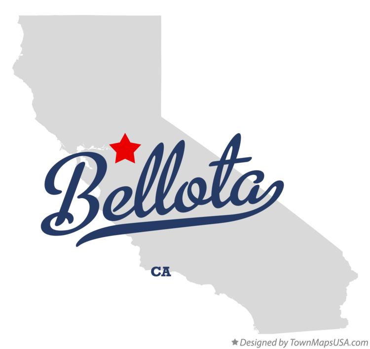 Map of Bellota California CA