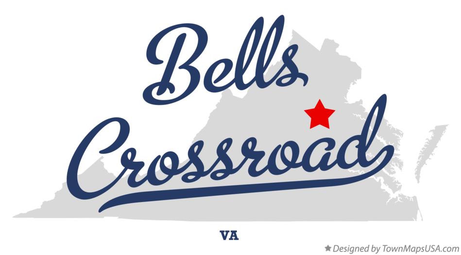 Map of Bells Crossroad Virginia VA